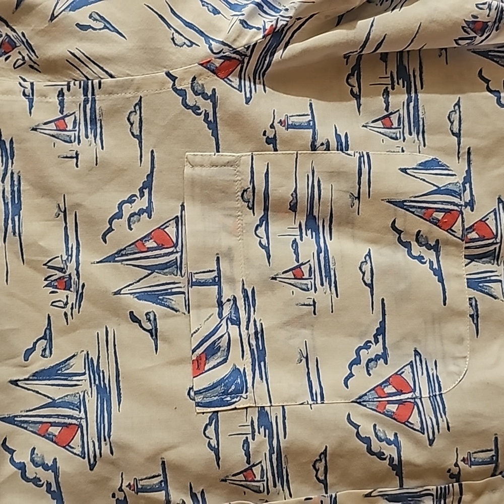 COPY - Vineyard Vines Mens Sailboat Murray Shirt EUC M - Picture 3 of 5